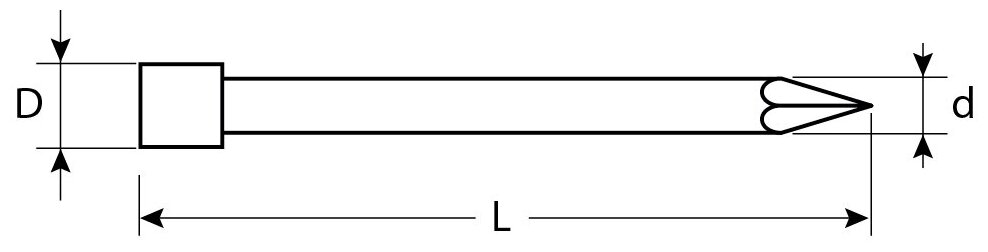 ЗУБР 40 х 1.8 мм, финишные гвозди, цинк, 1100 шт (4-305311-18-040)