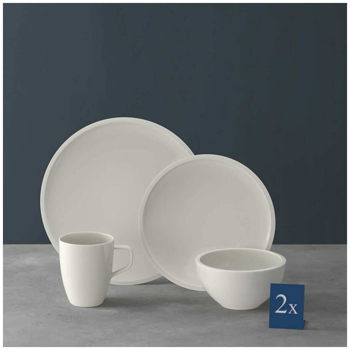 Набор фарфоровой посуды столовой из 8-ми предметов Artesano Original Villeroy & Boch, Фарфор