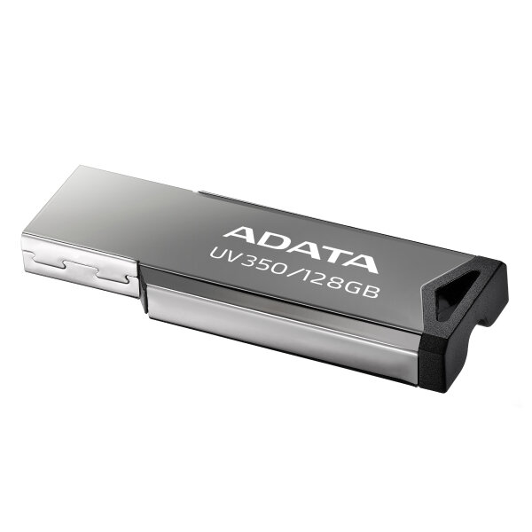 Флешка A-Data UV350 32ГБ USB3.0 серебристый (AUV350-32G-RBK) - фото №2