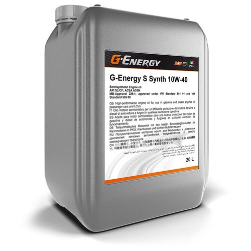 G-Energy G-Energy S Synth 10w-40 (20л) 253140147