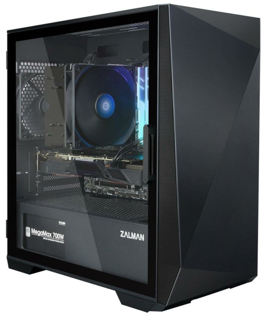 Корпус MicroATX Miditower Zalman Z1 Iceberg Black