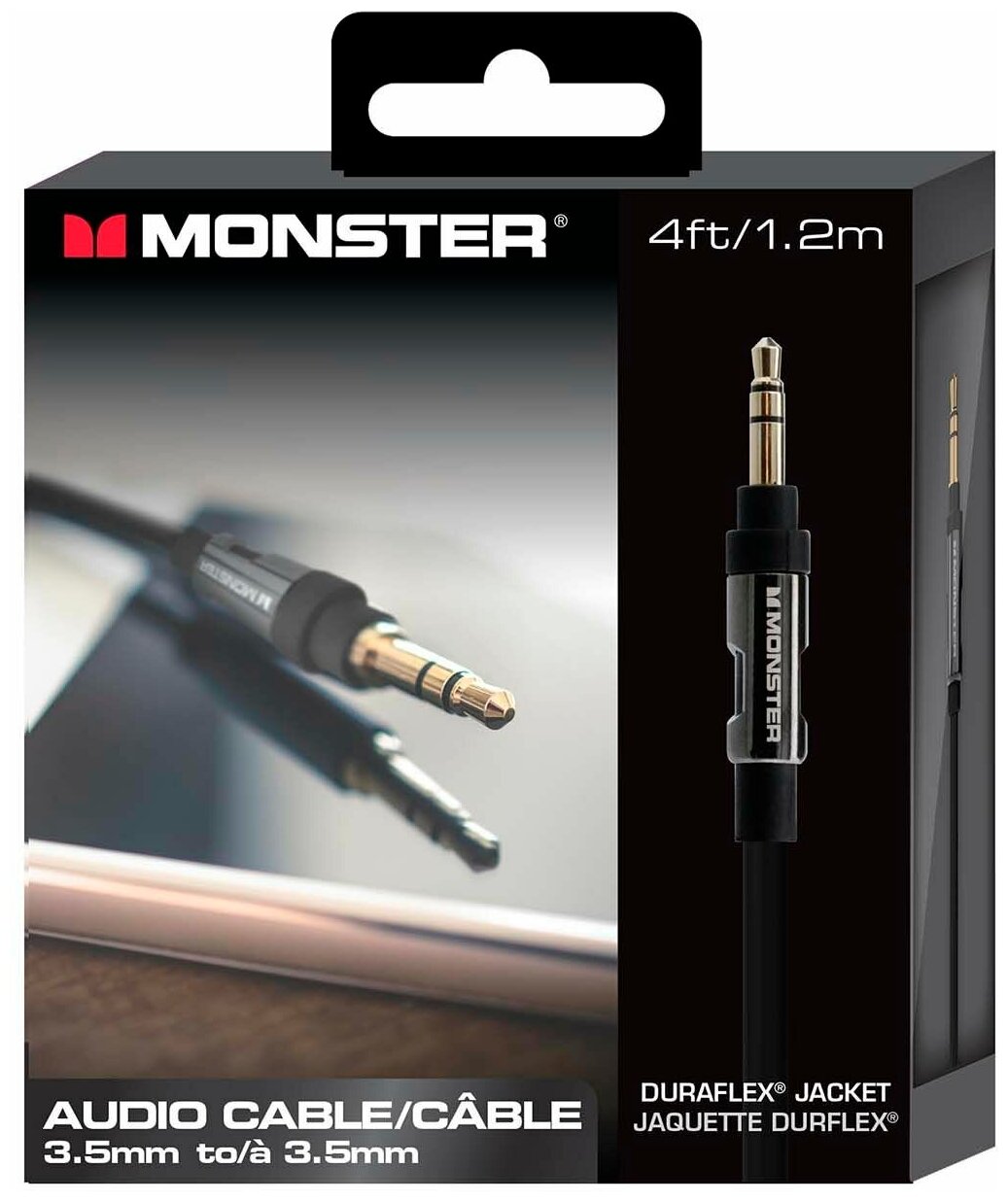 Кабель цифровой аудио Monster 3.5мм-3.5мм 1.2м (MAC9-2002-CAN) - фотография № 1