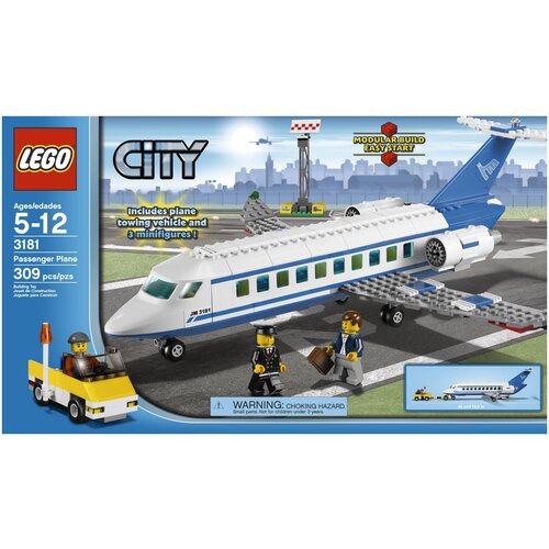 Конструктор LEGO CITY Airport Пассажирский самолёт