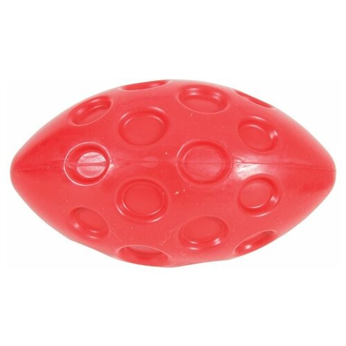 Игрушка для собак ZOLUX Бабл, овал, термопластичная резина (красная), 18 см.(479058RGE)