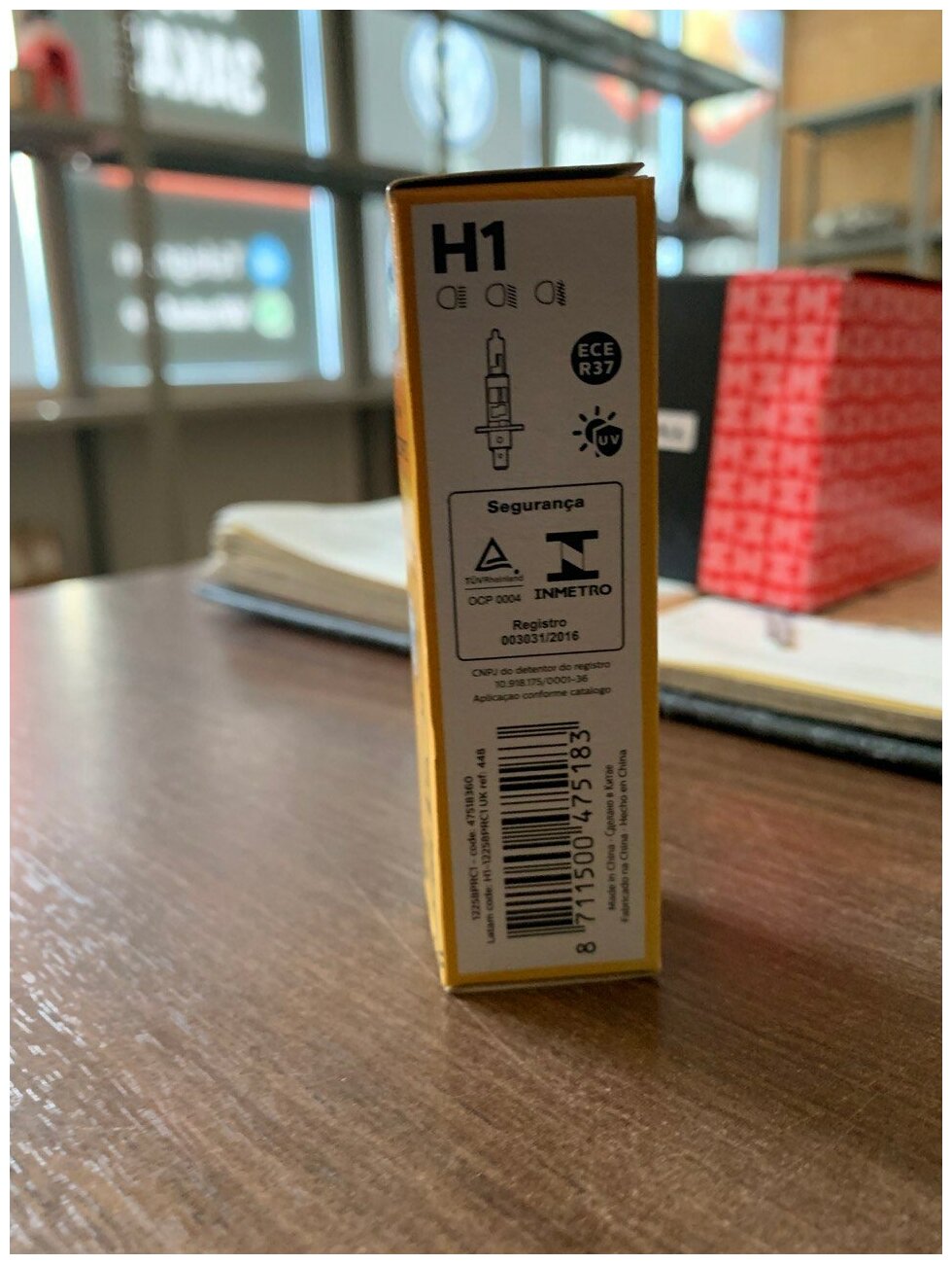PHILIPS 12258PRC1 12258PRC1_лампа H1 12V 55W P14.5S галогенная Premium\