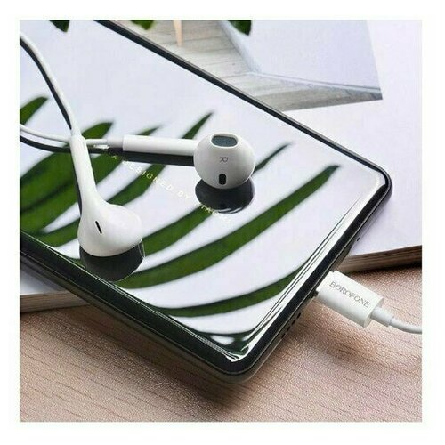 Наушники Borofone BM27 проводные вкладыши микрофон Type-C 12 м белые 90700₽