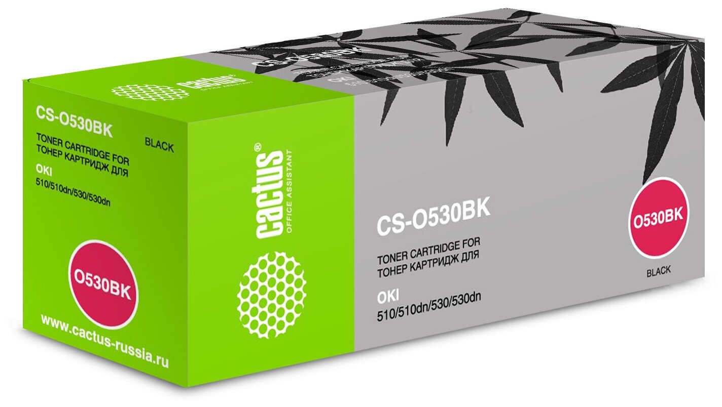 Картридж Cactus CS-O530BK, совместимый