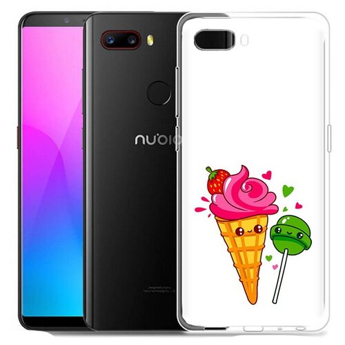 Чехол задняя-панель-накладка-бампер MyPads Вкусняшки для ZTE Nubia Z18 mini противоударный чехол задняя панель накладка бампер mypads самбо для zte nubia z18 mini противоударный