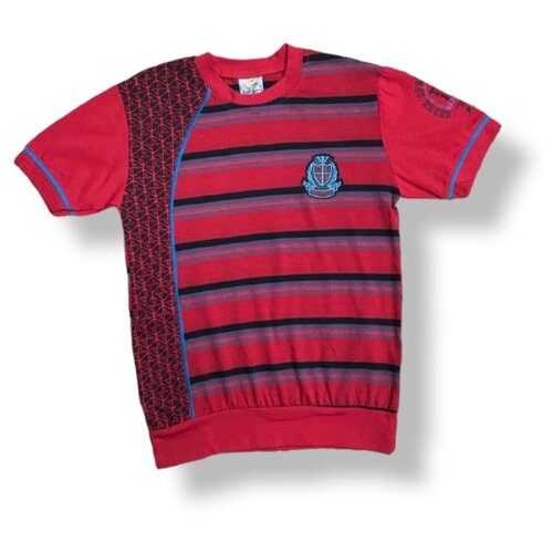 фото Футболка для мальчика из хлопка размер:152 (152-176) gold steel