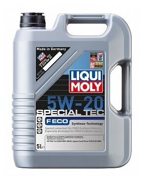 Полусинтетическое моторное масло LIQUI MOLY Special Tec F ECO 5W-20 5л
