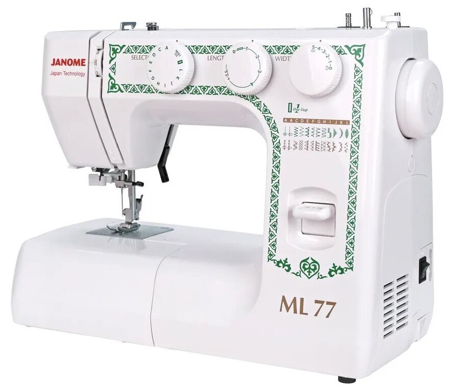 Электромеханическая швейная машина Janome ML 77 - фотография № 2