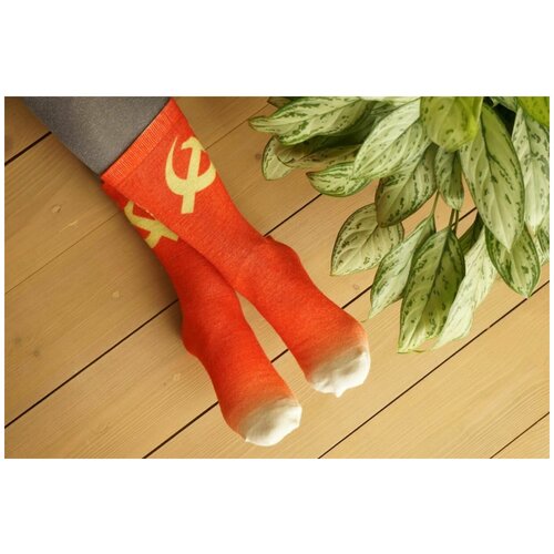 фото Носки шерстянки, размер 39/42, красный