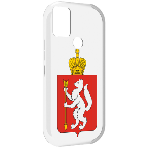 Чехол MyPads герб-свердловская-область-екатеринбург для UMIDIGI A9 задняя-панель-накладка-бампер