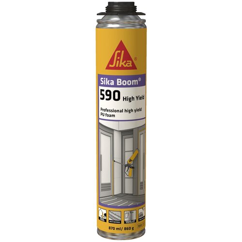 Пена монтажная профессиональная Sika Boom 590 High Yield летняя 870 мл 1738₽
