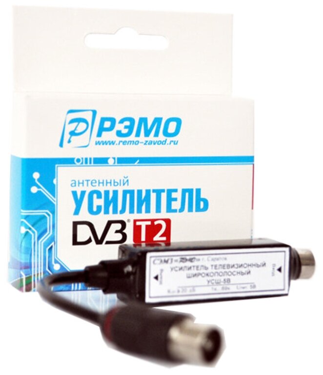 РЭМО (508012) УСШ-5В усилитель антенный — купить в интернет-магазине по низкой цене на Яндекс Маркете