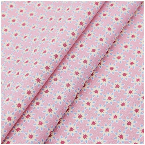647659 Ткань коллекция 'Portofino', 48*50см, 100% хлопок Gutermann (43 розовый/мелкий цветочек)