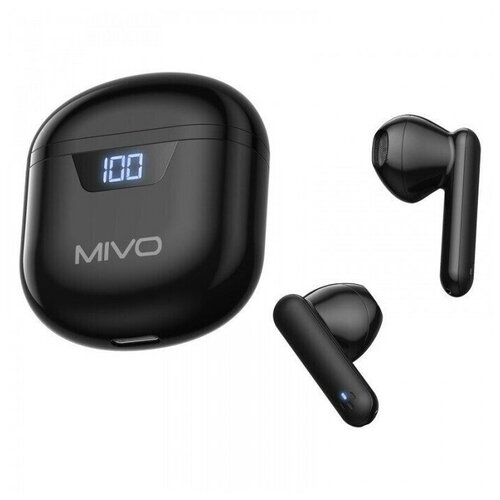 Беспроводные наушники MIVO MT-06/Сенсорные/Индикатор заряда/ Bluetooth
