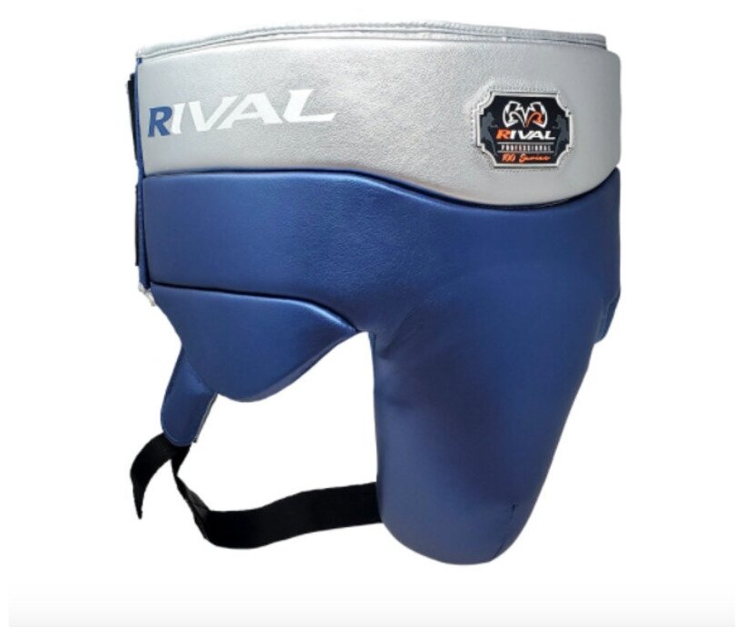 Бандаж боксерский RIVAL RNFL100 PROFESSIONAL NO-FOUL PROTECTOR, размер L, синий