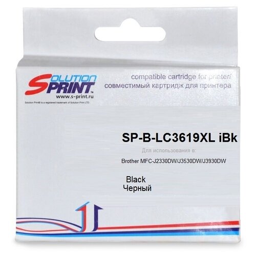 картридж sprint sp b lc3619xl ic Картридж Brother Sprint SP-B-LC3619XL iBk, для струйного принтера, совместимый