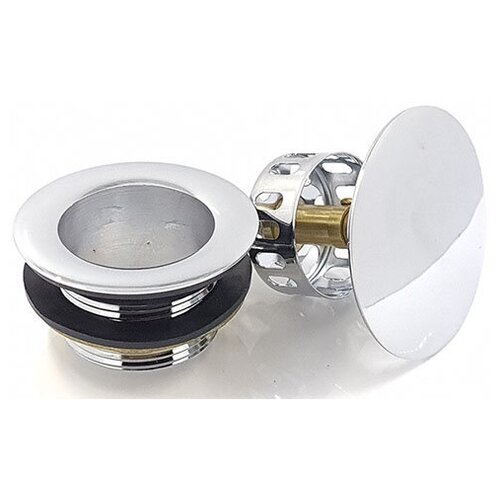 Донный клапан металлический, для душевой кабины Сlick-clack , в комплекте с фильтром грязеуловителем.