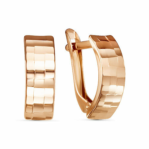 фото Серьги maskom, красное золото, 585 проба маском