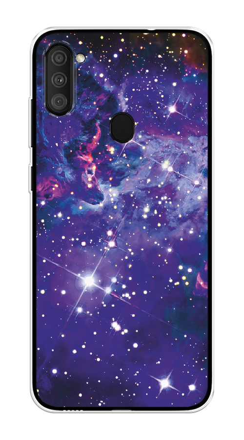 Силиконовый чехол на Samsung Galaxy M11 / Самсунг Галакси М11 Яркая галактика