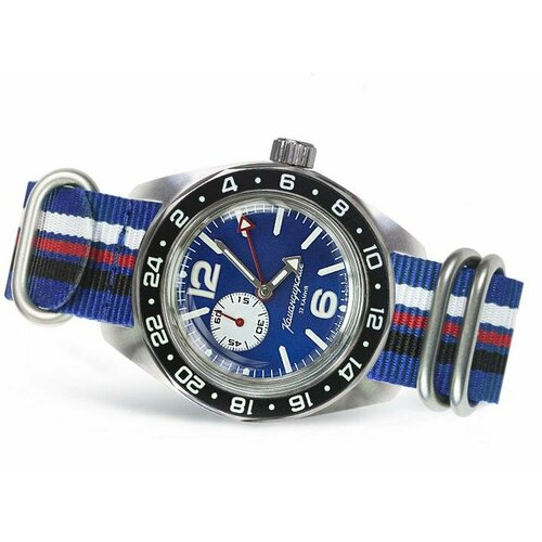 фото Наручные часы восток, синий, серебряный