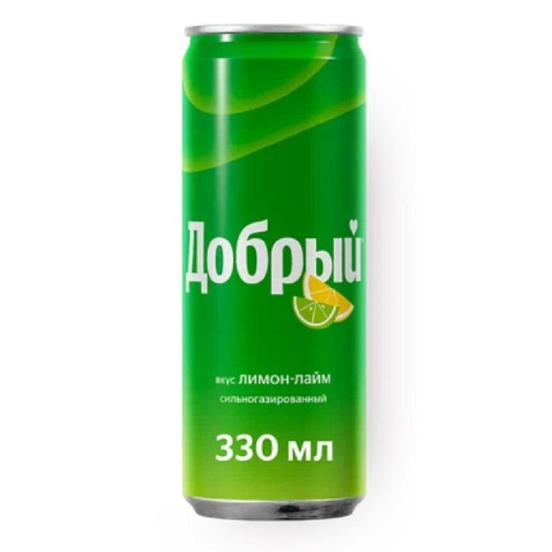 Газированный напиток Добрый Лимон-Лайм 0.33 л ж/б упаковка 12 штук - фотография № 12
