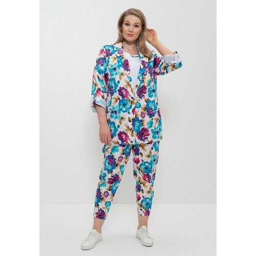 фото Костюм cleo, размер 52, синий