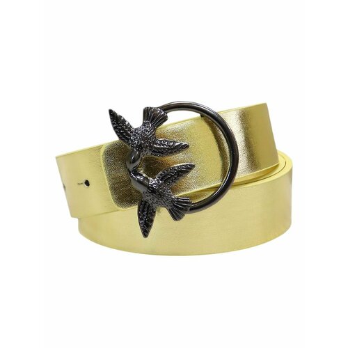 фото Ремень , размер 110, золотой fosneborn