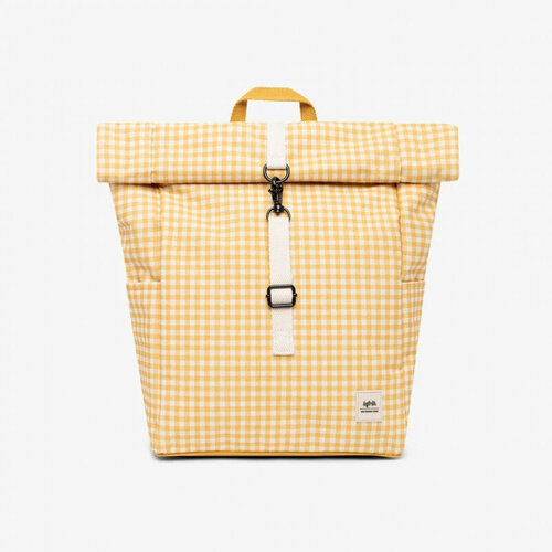 фото Рюкзак lefrik roll mini printed vichy mustard