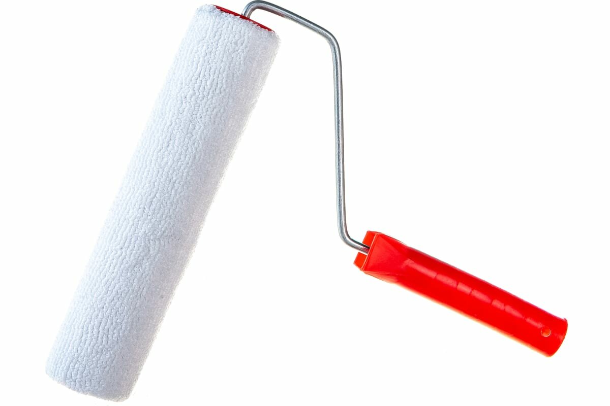 Валик малярный в сборе "888" 6х35х250мм, велюр, высота ворса 2мм — фото 1