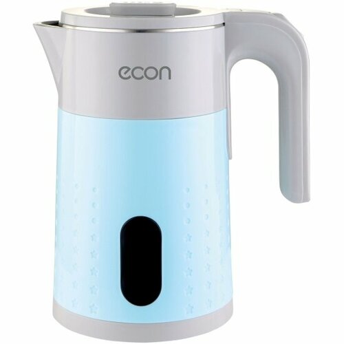 чайник econ eco 1884ke серый голубой Чайник Econ ECO-1884KE