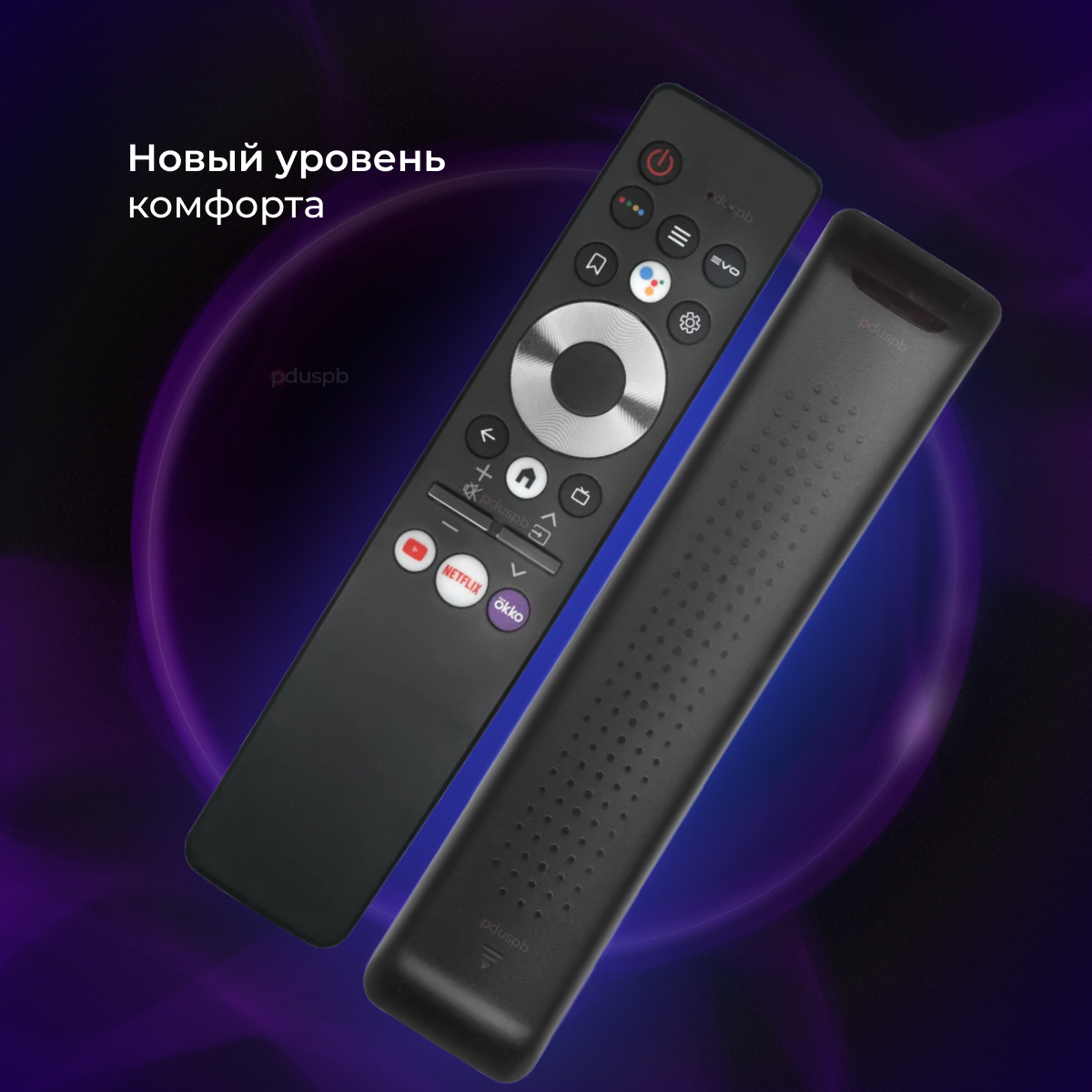 Пульт дистанционного управления (ду) HE-V6 (HTR-U29R) Smart Tv для телевизоров Candy HEC Haier / Netflix YouTube Okko