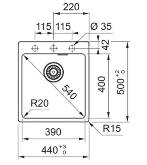 Кухонная мойка Franke MRG 610-39 черный мат 114.0696.191 - фотография № 3