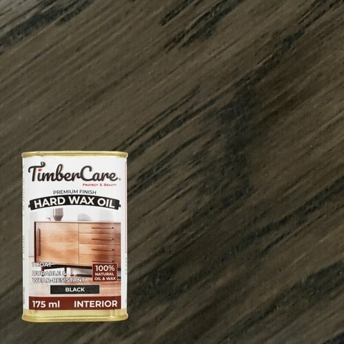 фото Защитное масло с твердым воском timbercare hard wax oil 175 мл черный 350105