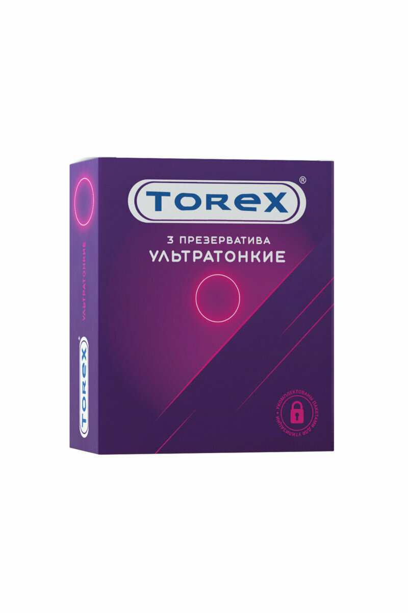 Ультратонкие презервативы Torex 3 шт.