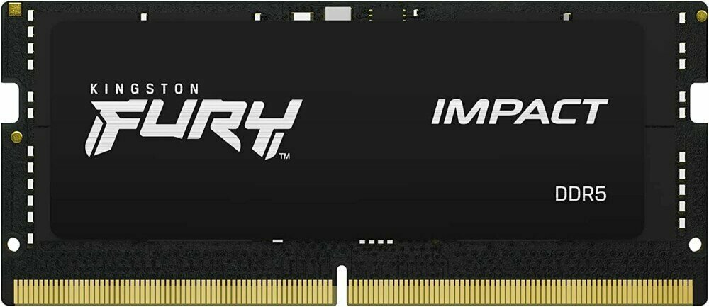 Оперативная память 16Gb DDR5 4800MHz Kingston Fury Impact SO-DIMM (KF548S38IB-16)