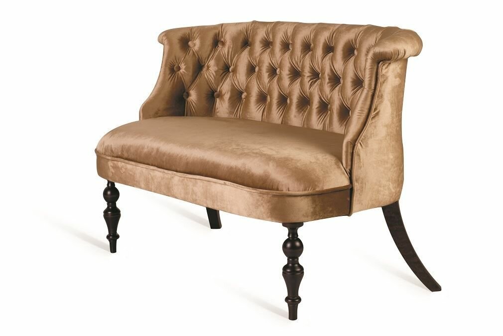 фото Диван RB Бархат темный тон / 5 - золото