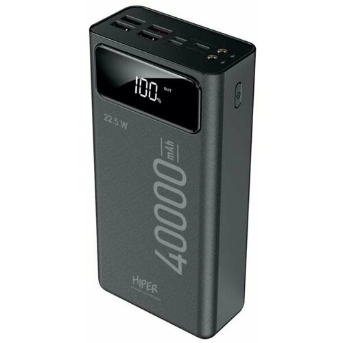 Внешний аккумулятор Power Bank 40000 мАч HIPER DELTA 40000 черный 349900₽