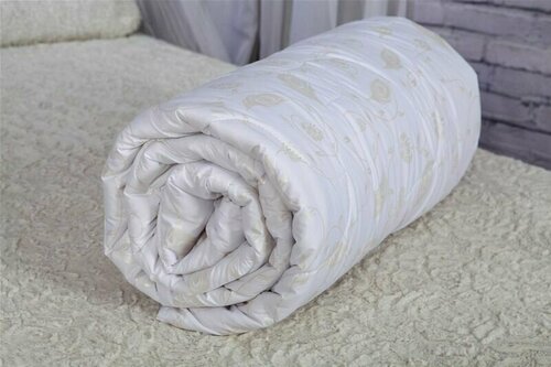 Одеяло шелковое волокно 1,5 спальное - ЭК - Всесезонное 300 гр. (Тик - 100% Хлопок)