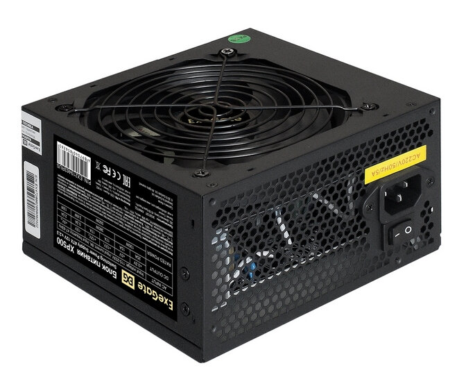 Корпус Minitower ExeGate MA-401-XP500 (mATX, БП XP500 с вент. 12см, 2*USB+1*USB3.0, аудио, черный) EX295158RUS — фото 6