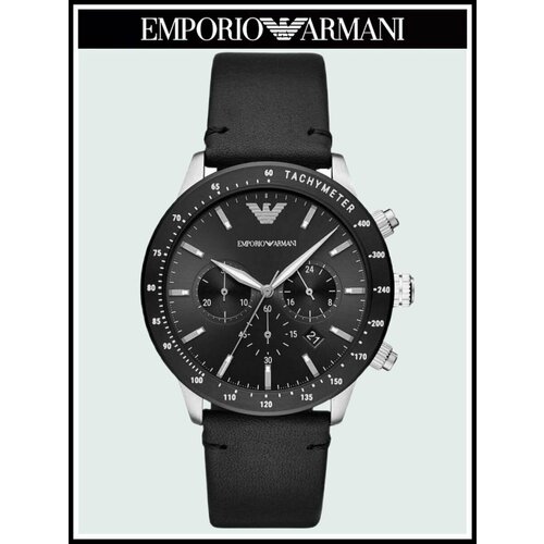 фото Наручные часы emporio armani mario a11243r, черный