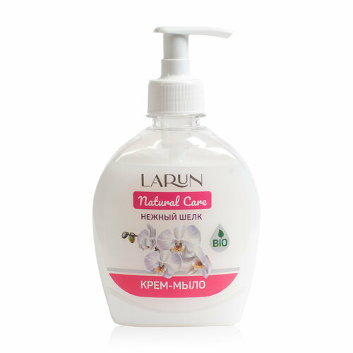 Крем-мыло Larun Natural Care Нежный шелк, 300мл