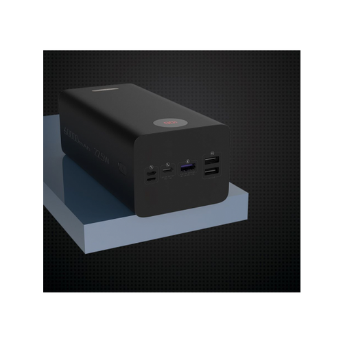 Мобильный аккумулятор Romoss PEA60 Li-Pol 60000mAh 3A2A15A21A черный 3xUSB материал пластик 943100₽