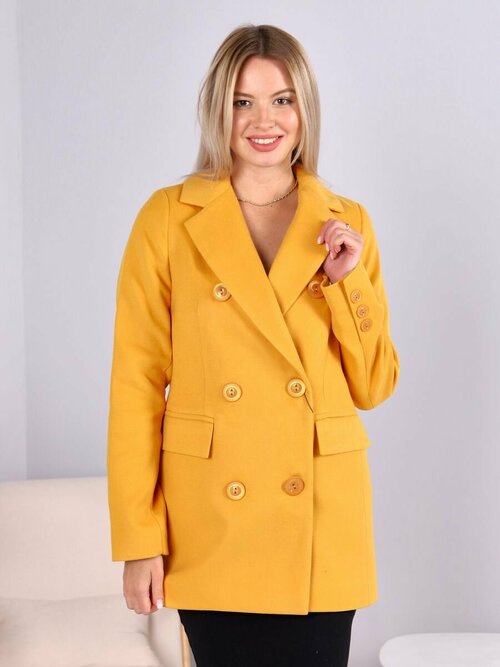 Пальто Louren Wilton, размер 40, желтый