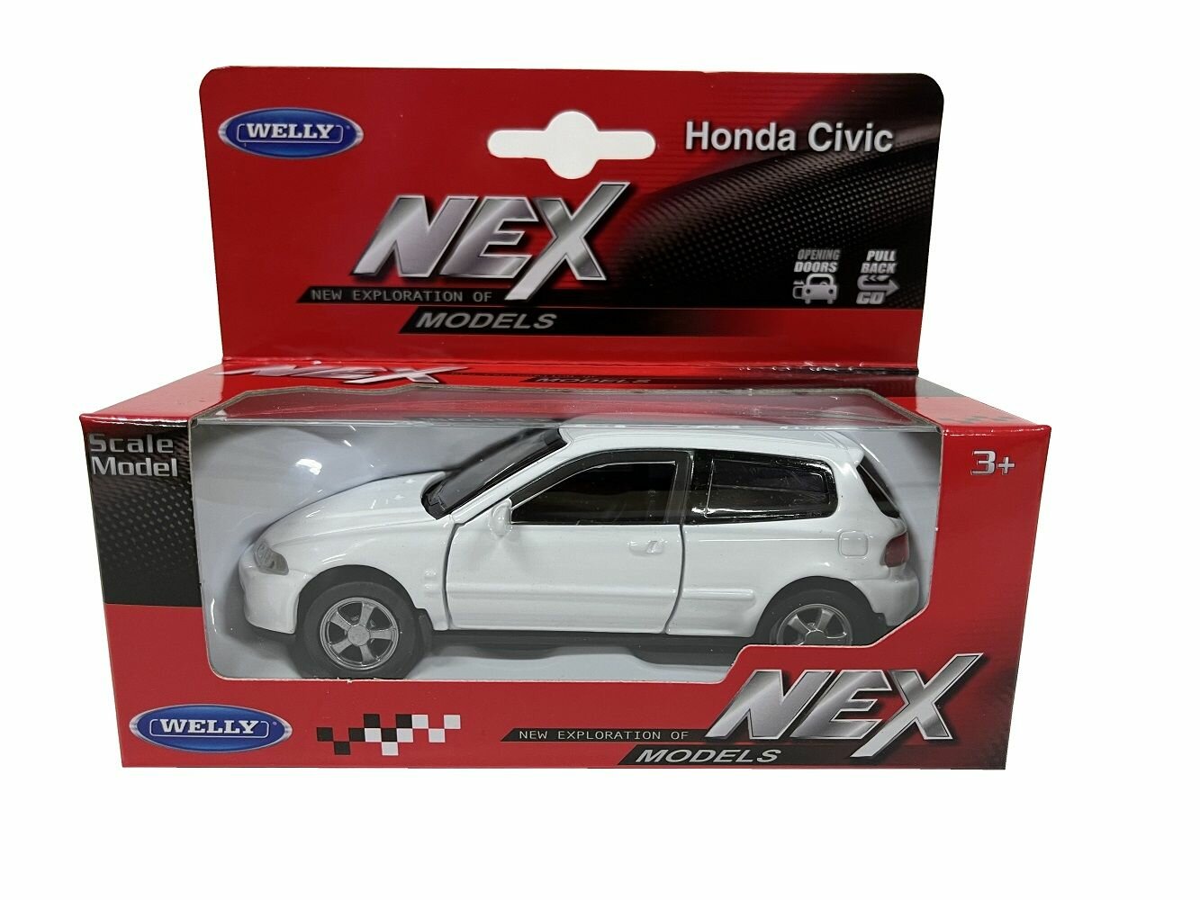 Машинка Welly 1:38 Honda Civic EG6 в ассортименте - фото №3