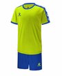 Футбольная форма детская KELME Short Sleeve Football Set KID, салатовая, размер 140