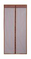 Занавеска магнитная антимоскитная на дверь VETTA 100x210см, коричневого цвета, из 2 шт