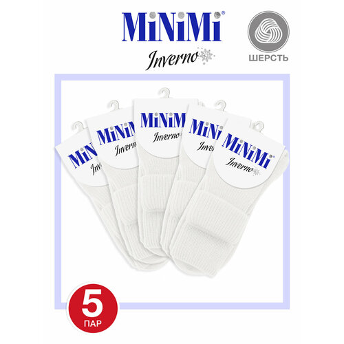 Носки MiNiMi, 5 пар, размер 0 (UNI), белый